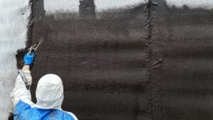 Foundation waterproofing in Victoria, BC performed by commercial waterproofing specialists to prevent water intrusion and structural damage.