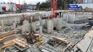 Foundation waterproofing in Victoria, BC performed by commercial waterproofing specialists to prevent water intrusion and structural damage.