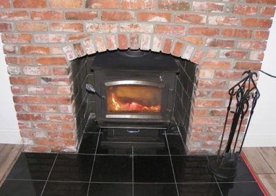Brick Fireplace