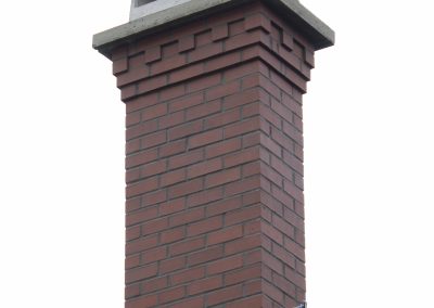 Inca Red With Corbel & Castle Top Detail