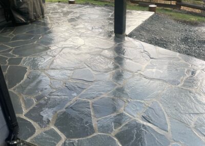 Stone pathway installed by Orca Masonry in Victoria, BC.