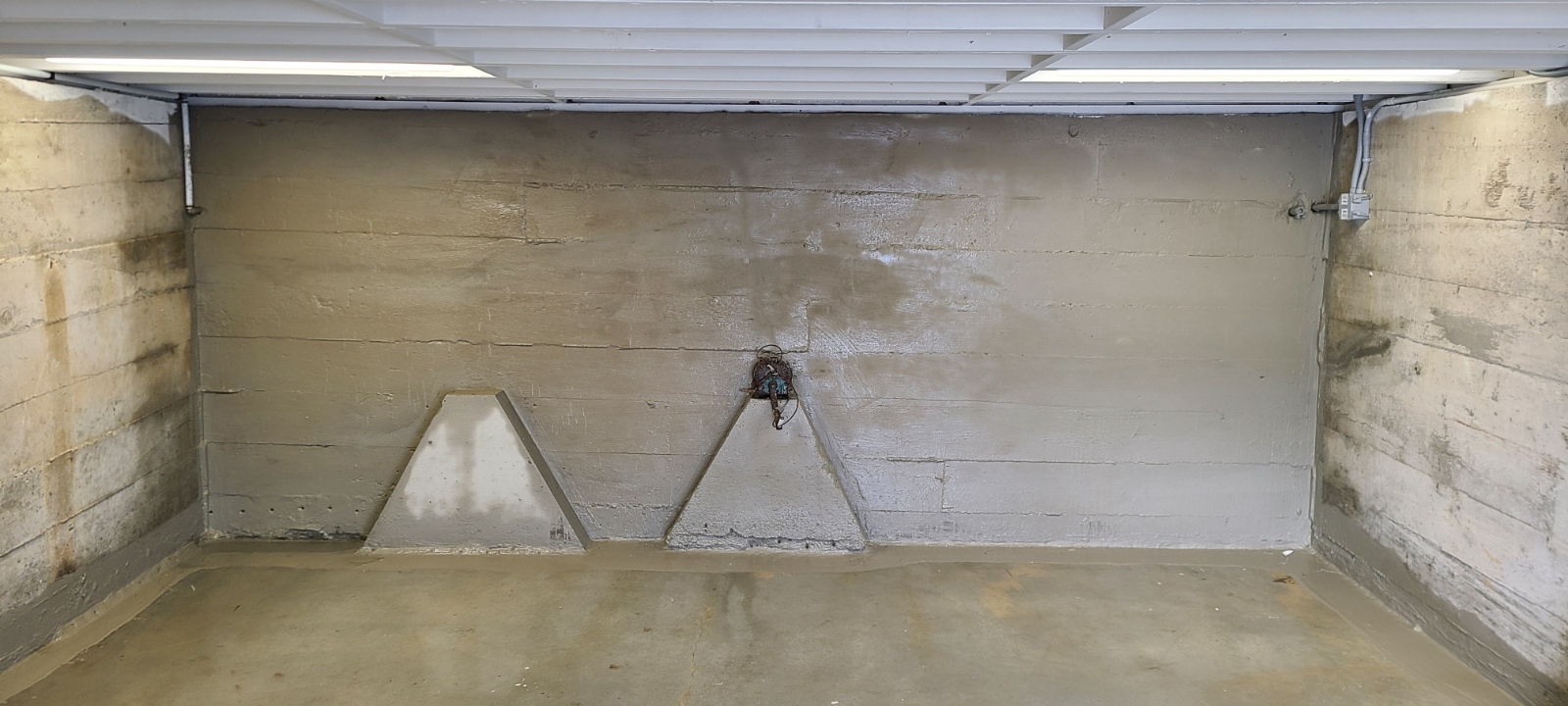 After Crack Repair – Foundation Sealed and Restored in Victoria, BC Repaired and sealed concrete wall after crack injection by Orca Masonry