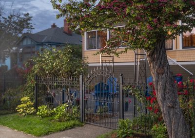 Exposed Aggregate & Paving Stone Border (Compass Rose)