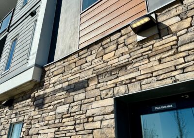 Our expert team installed Versetta Terra Rosa veneer panels in Langford, BC