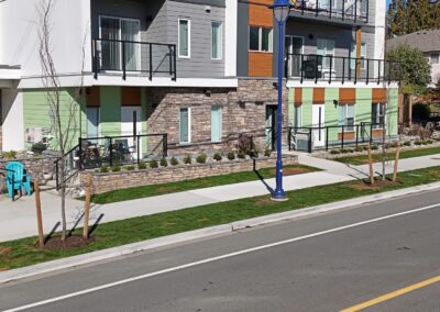 Our expert team installed Versetta Terra Rosa veneer panels in Langford, BC