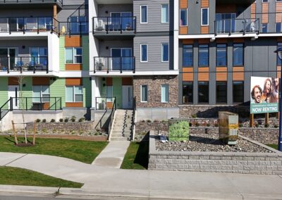 Our expert team installed Versetta Terra Rosa veneer panels in Langford, BC