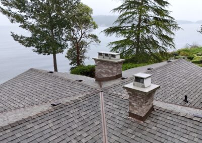 Light Grey Brick With Corbel and Concrete Crown
