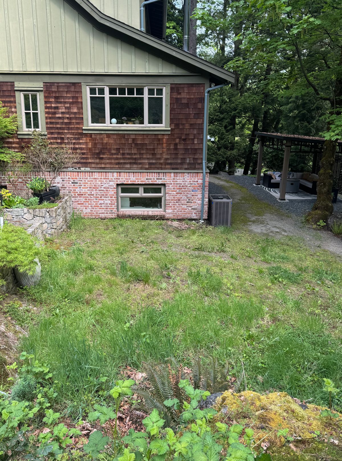 Before: pennsylvania bluestone, ashlar pattern