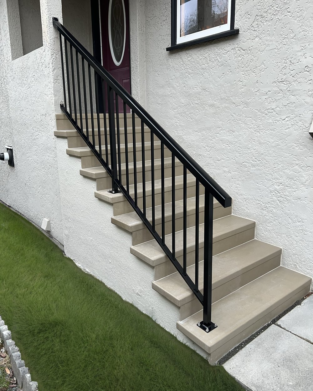 Sandstone StepClad steps installed by Orca Masonry